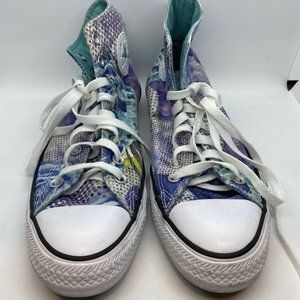 Converse All Star High Tops Shoes Floral Women 9